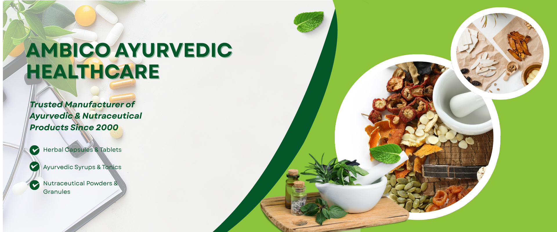 Ayurvedic Healthcare Manufacturer in India